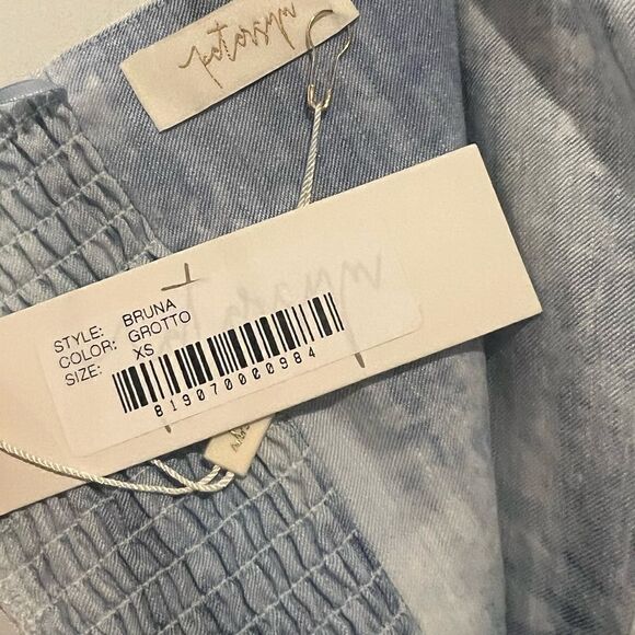 Petersyn Bruna Grotto strapless wideleg jumpsuit Size XS,NWT - Picture 13 of 16